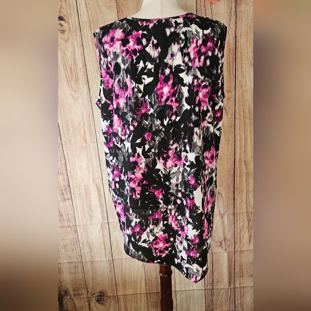 DEX Ruffle Front Asymetical Shell Plus Size - Picture 5 of 13